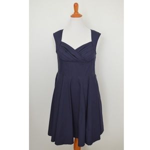 eShakti Fit and Flare Pinup Style Dress XL 16